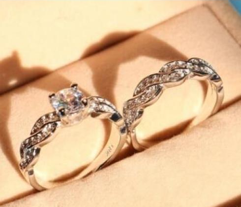 Collection: Creative Stimulation Diamond For Couple Ring For Man & Woman