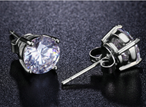 Creative Stimulation Diamonds Stud Earrings