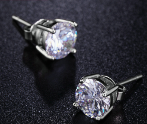 Creative Stimulation Diamonds Stud Earrings