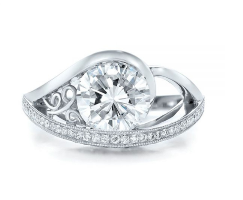 Collection: Creative 925 Silver Sterling Stimulation Diamond Ring