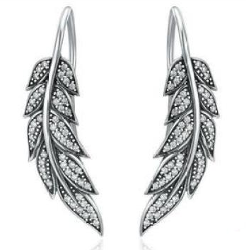 Oak leaf 925 Silver Sterling Earrings