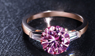 Collection: The Rare Purple Creative Stimulation Diamond Handcrafted Ring