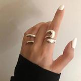 925 Silver Stylish Santorini Geometric Ring